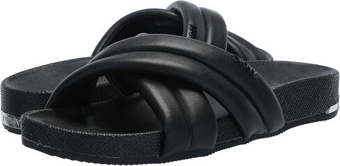 DKNY Women's Criss Cross Flat Sandal Slide in Saudi Arabia