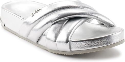 DKNY Women's Criss Cross Flat Sandal Slide in Saudi Arabia