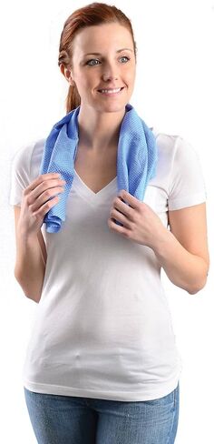 OccuNomix Blue MiraCool PVA Cooling Towel (931-BL) 29.50" x 14.00" in Saudi Arabia