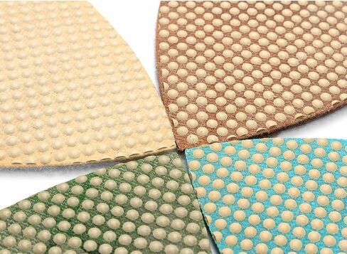 Diamond Triangular Polishing Pads Glass Triangular Sanding Pads, for Concrete Granite Marble Glass (4 PCS) in Saudi Arabia