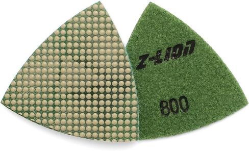 Diamond Triangular Polishing Pads Glass Triangular Sanding Pads, for Concrete Granite Marble Glass (4 PCS) in Kuwait