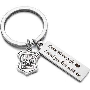 Drive Safe Charms Keychain Come Home Safe I Need You Here With Me Dad Husband Boyfriend Gift