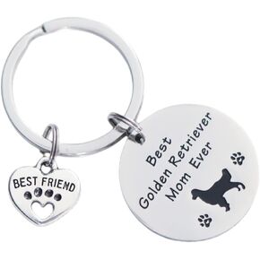 VALAFO Gift for Golden Retriever Lovers Women Key Chain Ideas Merch Merchandise Stuff Golden Retriever Mom Ornament Golden Retreiver Keychain, kretrieverr2bestmom1, Stainless Steel, sandstone in Kuwait