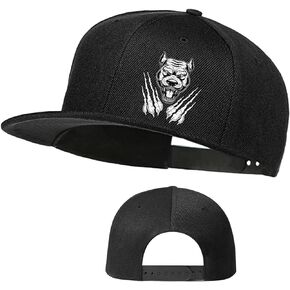 Tijeyi Skateboard Hat Snapback Hats for Men Flat Bill Hats for Boy Adjustable Baseball Cap for Teens Hip Hop Sports
