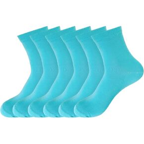 Unisex Colorful Ankle Crew Sock Quarter Cotton Skateboard Sock 6 Pairs