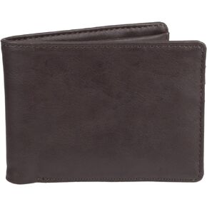 Exact Fit Men's RFID Extra Capacity Stretch Expandable Wallet