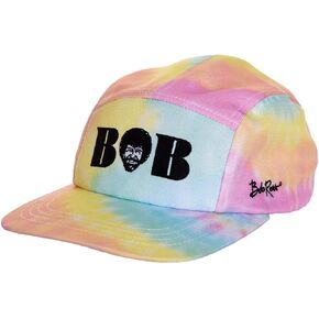 Calhoun Officially Licensed Bob Ross Adjustable 5 Panel Tie Dye Multicolour Hat
