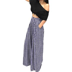 A ADILACA Wide Leg Pants for Women, Palazzo Pants for Women, Womens Casual Lounge Work Business High Waisted Flowy Pants