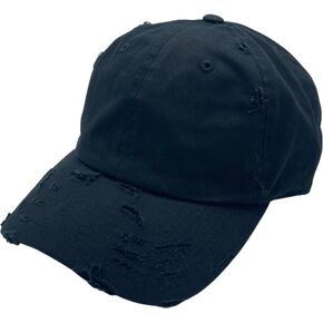 Vintage Washed Distressed Cotton Adjustable Baseball Cap