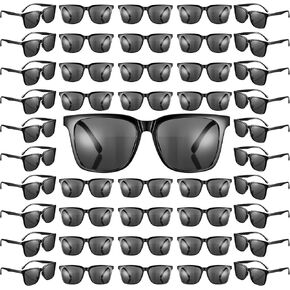 Umigy 80 Pairs Black Sunglasses Bulk Plastic Retro Vintage Sunglasses for Men Women Classic Shades Eyewear Party Favors Supplies in Saudi Arabia
