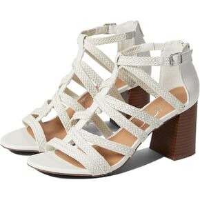 Sugar Womens Open Toe Strappy Gladiator Sandals with Buckle Closure - Heeled Sandals - Ankle Strap Shoes