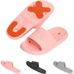 Non-slip Slippers For Unisex Shower Shoes With Arch Support Swimming Bating Bathroom Lightweight Indoor Slippers With Drain Holes