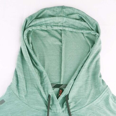 تيشيرتات رياضية بغطاء للرأس بأكمام قصيرة للرجال ومناسبة للجاف وقلنسوة لرياضة كمال الأجسام in Kuwait