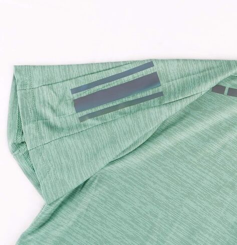 تيشيرتات رياضية بغطاء للرأس بأكمام قصيرة للرجال ومناسبة للجاف وقلنسوة لرياضة كمال الأجسام in Kuwait