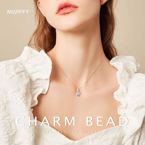 NUJIFFY 925 Sterling Silver Charms Beads for Bracelets & Necklaces, Blue Angel Pendants, Cute Retro Vitality Charm Gifts Jewelry for Women Men Teens in Saudi Arabia