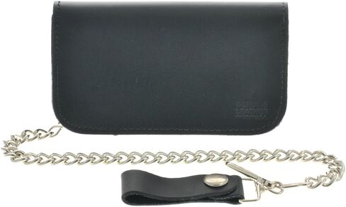 Lucky 13 Black Rat Rod Patch Wallet مع سلسلة مصنوعة في الولايات المتحدة الأمريكية in Kuwait