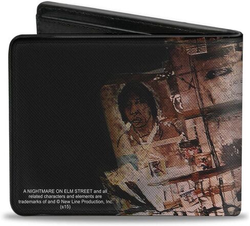 محفظة buckle-down إيلم St/مقاوم للخدش & scribbles/Freddy Shadow الإكسسوارات - Wallet Elm St/Scratch & Scribbles/Freddy Shadow One Size Multi in Saudi Arabia