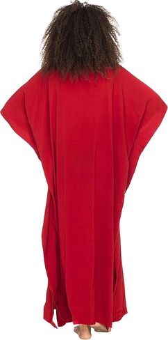 فستان قفطان طويل مطلي يدويًا للنساء من Back From Bali لملابس الاسترخاء، وتغطية ملابس السباحة، والارتداء اليومي - رايون طويل فضفاض in Kuwait