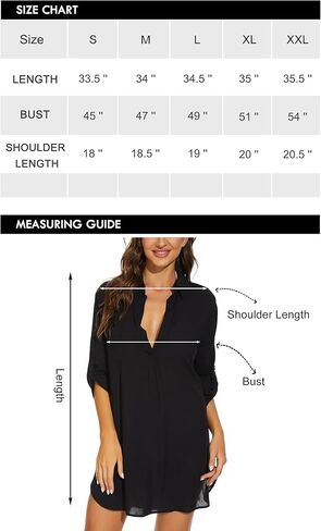 قميص بيكيني للسيدات من Moss Rose لتغطية الشاطئ، ملابس سباحة كاجوال للشاطئ in Kuwait