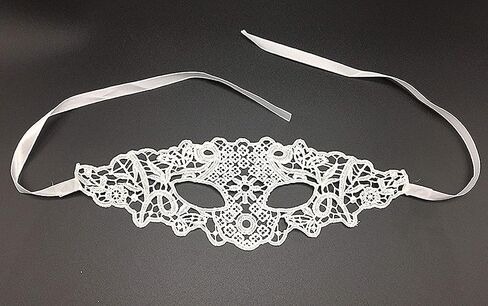 Sexy Babydoll Porn Lingerie Sexy Black/White/Red Hollow Lace Mask Erotic Costumes Women Sexy Lingerie Hot Cosplay Party Masks in Saudi Arabia