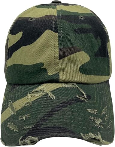 Vintage Washed Distressed Cotton Adjustable Baseball Cap in Saudi Arabia