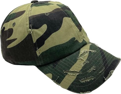 Vintage Washed Distressed Cotton Adjustable Baseball Cap in Saudi Arabia