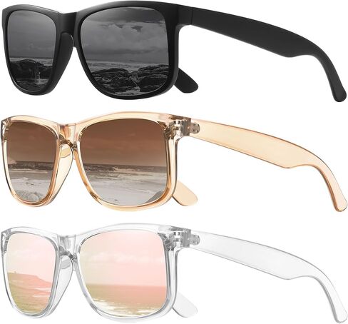 نظارات شمسية مستقطبة من MEETSUN للرجال والنساء للحماية من الأشعة فوق البنفسجية نظارات شمسية كلاسيكية للقيادة in Kuwait