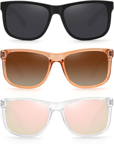 نظارات شمسية مستقطبة من MEETSUN للرجال والنساء للحماية من الأشعة فوق البنفسجية نظارات شمسية كلاسيكية للقيادة in Kuwait