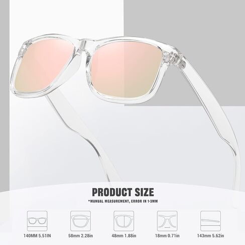 نظارات شمسية مستقطبة من MEETSUN للرجال والنساء للحماية من الأشعة فوق البنفسجية نظارات شمسية كلاسيكية للقيادة in Kuwait