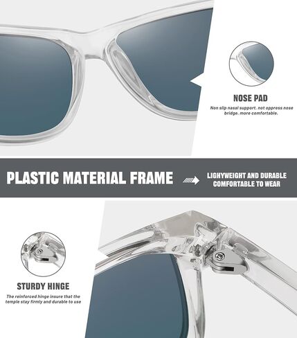 نظارات شمسية مستقطبة من MEETSUN للرجال والنساء للحماية من الأشعة فوق البنفسجية نظارات شمسية كلاسيكية للقيادة in Kuwait