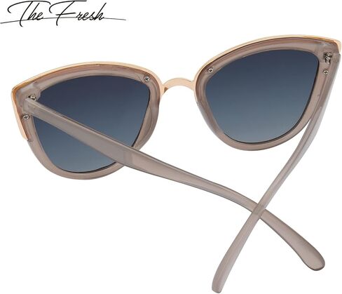 The Fresh Polarized Cat Eye Designer Retro Vintage Sunglasses FR17264P in Kuwait