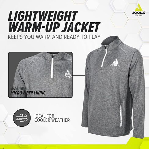 JOOLA Men's Ben Johns Victory Quarter Zip Jacket in Saudi Arabia