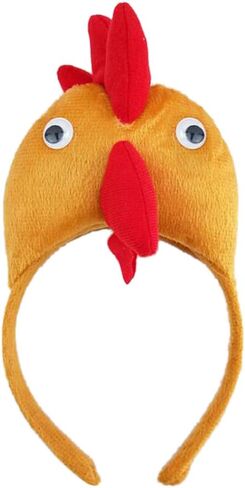 TopTie Plush Animal Headbands for Halloween Decorations, Ear Horn Hair Hoop for Kid & Adult, Birthday Dress-Up Party Supplies in Saudi Arabia
