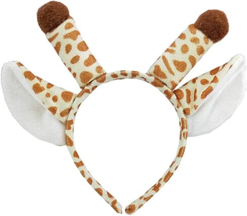 TopTie Plush Animal Headbands for Halloween Decorations, Ear Horn Hair Hoop for Kid & Adult, Birthday Dress-Up Party Supplies in Saudi Arabia