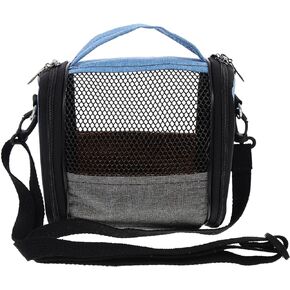 VILLCASE Travel Backpack Bird Travel Carrier, Rat Breathable Bird Carrier cage Parrot Carrier for Hiking, Airline Bunny Carrier Approved Guinea Pig Carrier Hiking Backpack