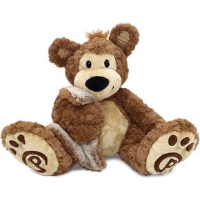 PLUSHIBLE Blu-Boo Dog Blankie Bestie, 2-in-1 Stuffed Animal & Blanket, Soft Sensory Plush Toy Gift for Girls, Boys, Babies, Toddlers, & Kids