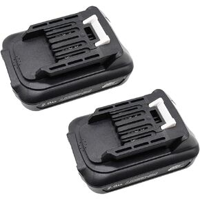 2 x BL1021B 2,0Ah 12V/10.8V Replace for Makita 12V Battery BL1021B BL1016 BL1041B 197339-1 197406-2 BL1040 BL1040B BL1015B