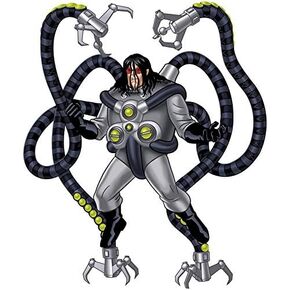 11 Inch Doc Ock Decal Doctor Octopus Otto Octavius Spiderman Spider Man Removable Peel Self Stick Adhesive Vinyl Decoration Wall Sticker Art Kids Room Home Decor Boys 9 x 10 1/2 Inch
