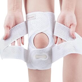 Galvaran Professional Knee Brace with Side Stabilizers, Adjustable Knee Support with Meniscus Pad& Patella Gel Pad for Meniscus Tear Knee Pain ACL MCL Injury Recovery Men & Women, Workout, Sports