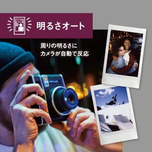 Fujifilm Instax Mini 40 Instant Camera Vintage Black Look, Camera for Kids, Wedding, Birthday Or Any Occasion in Saudi Arabia