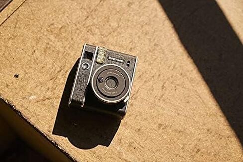 Fujifilm Instax Mini 40 Instant Camera Vintage Black Look, Camera for Kids, Wedding, Birthday Or Any Occasion in Saudi Arabia