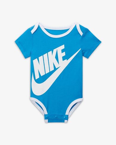 Nike Bodysuit Box Set (مع بطانية) أزرق/أبيض/برتقالي - للأطفال (0-12 شهرًا) - NN0842-001 in Saudi Arabia