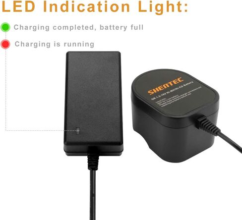 Shentec 4.8V and 7.2V Ni-MH and Ni-Cd Charger Compatible with Dremel 755-01 757-01 5000755-01 7700-01 7700-02 7300 Pod Style Battery (Not for 757 Battery.) in Kuwait