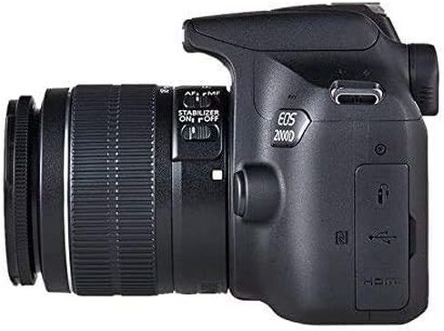 Canon EOS 2000D (T7) EF-S 18-55mm III Kit with Canon EF 50mm f/1.8 STM Lens and Basic Lens Accessory Bundle - Includes: 500mm Telephoto Preset Lens, Professional EF T-Mount and Much More (Renewed) in Saudi Arabia