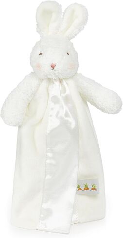 Bunnies By The Bay "Bun Bun Bunny" - 11 inch Stuffed Rabbit and Baby Blanket - Bye Bye Buddy Travel Size Baby Lovey - Super Soft Velour with Satin Lining in Saudi Arabia