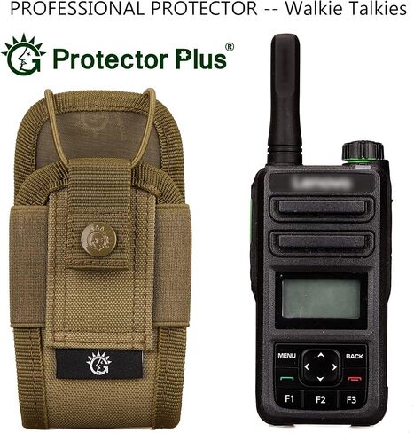 Protector Plus Tactical Radio Pouch MOLLE Interphone Holder Case Military Walkie Talkies Holster Tool Bag in Saudi Arabia