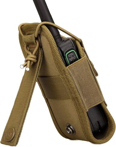 Protector Plus Tactical Radio Pouch MOLLE Interphone Holder Case Military Walkie Talkies Holster Tool Bag in Saudi Arabia