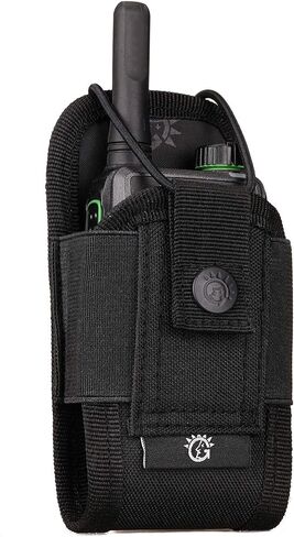 Protector Plus Tactical Radio Pouch MOLLE Interphone Holder Case Military Walkie Talkies Holster Tool Bag in Saudi Arabia