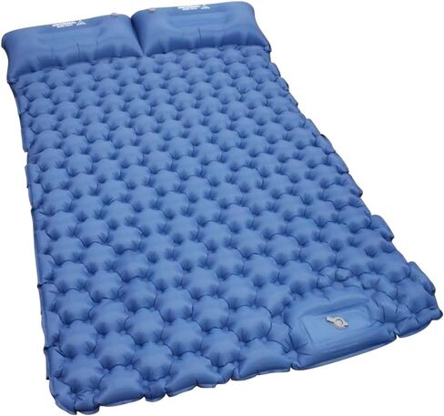 JAMIROWN Sleeping Pad Ultralight Inflatable Sleeping Pad for Camping, Built-in Pump Air Mat, Mattress for Camping, Hiking, Outdoor, Carry Bag, Portable Compact Air Mattress (Single, Orange) in Saudi Arabia