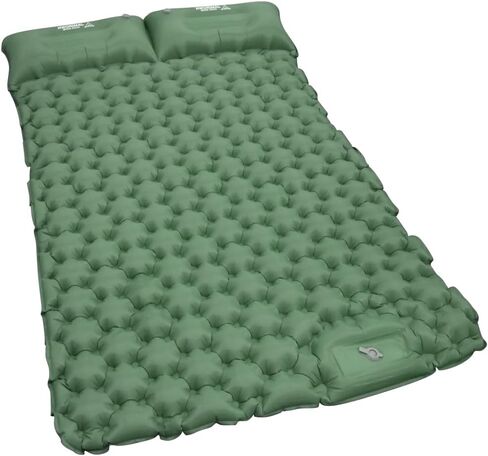 JAMIROWN Sleeping Pad Ultralight Inflatable Sleeping Pad for Camping, Built-in Pump Air Mat, Mattress for Camping, Hiking, Outdoor, Carry Bag, Portable Compact Air Mattress (Single, Orange) in Saudi Arabia